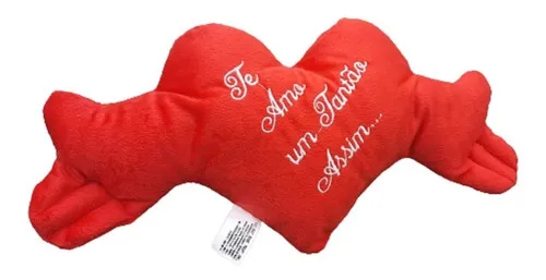 Peluche corazón con brazos “Te Amo”