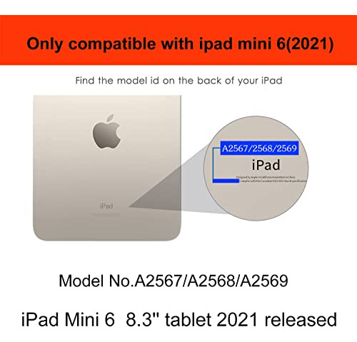 Funda Para iPad Mini 6 2021 (6th Generation) Negro