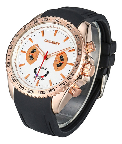 Reloj De Cuarzo Cagarny 6827 Para Hombre Deportivo Casual