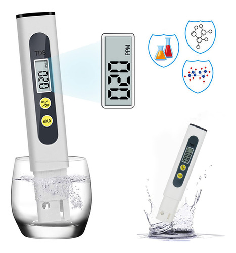 Tds Tester, Tds Meter Digital Water Probador De Calidad Del