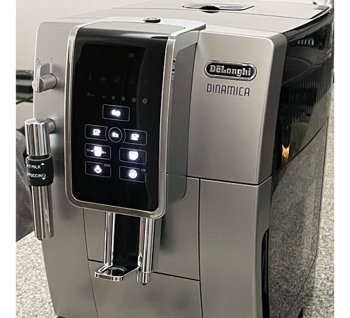 Cafetera Automática Delonghi Dinamica Plateado (Usado)