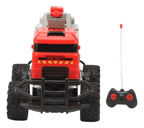 Escalera De Juguete Rc Plastic Fire Truck 1:43, Completament
