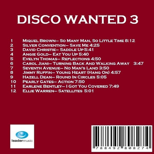 Interpretes Varios Cd: Disco Wanted 3 ( Simil Vinilo )