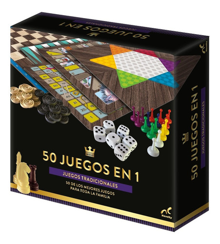 Juego De Mesa Novelty 50 Juegos En 1 Para Toda La Familia