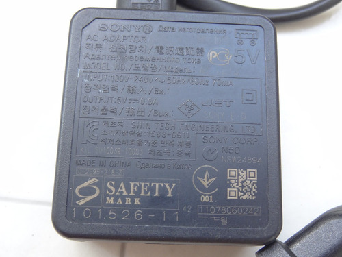 Camera Sony Hx9v Carregador Ac-ub10 Usb Sem Cabo