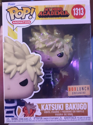 Funko Pop! My Hero Academia #1313: Katsuki Bakugo Box Lunch (Usado)
