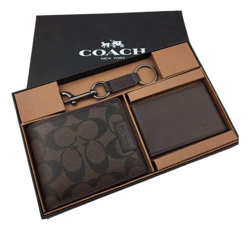 Porta tarjetas coach sale