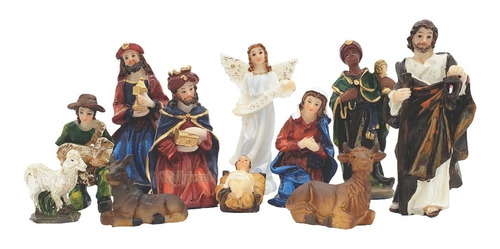 Pesebre 8cm Alto Poliresina 529-31000 Religiozzi (11 Piezas)