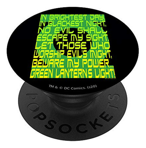 Soporte Popsockets Green Lantern Juramento Negro