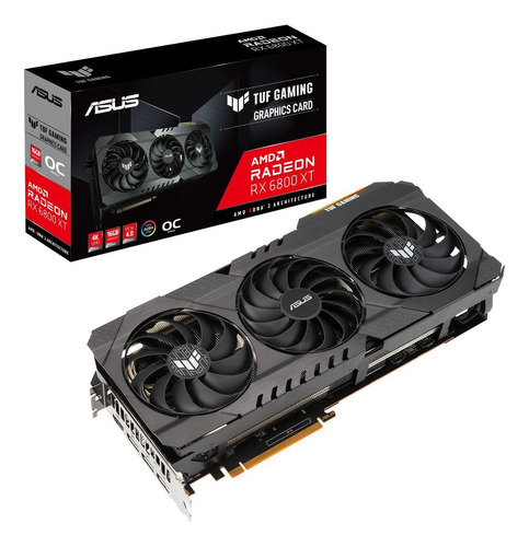 Imagen 4 de 4 de Tarjeta de video AMD Asus TUF Gaming Radeon 6800 Series RX 6800 XT TUF-RX6800XT-O16G-GAMING OC Edition 16GB