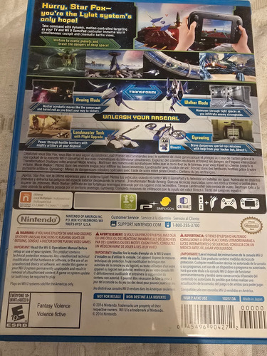 Star Fox Zero Wii U (Usado)