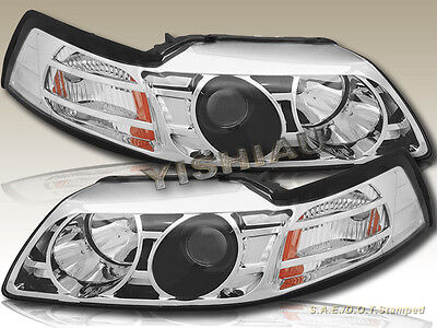 99-04 Ford Mustang Gt / V6 / Cobra Projector Chrome Clea Zzh