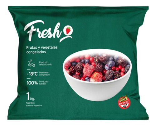 Mix Frutos Rojos Fresh X 1k Frutilla Mora Arándano Frambuesa