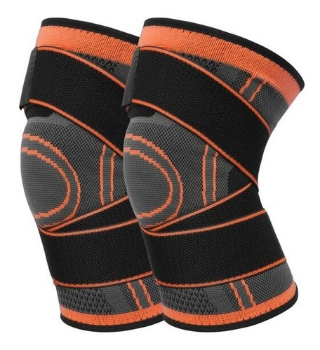 Rodillera De Compresión Elástica Gym Correr Gimnasio 45-50cm