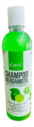 Pack 3 Shampoo De Bergamota Crecimiento Cabello 500ml C/u
