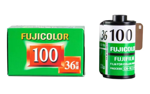 1 Rollo Fujicolor C100 36exp Para Cámara De Formato 135 Iso