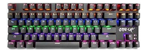 Oneup G300 Led Arco Iris Retroiluminado Teclado Mecanico De