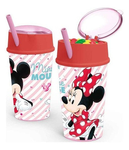 Vaso Porta Cereal Minnie 400 Ml Cresko