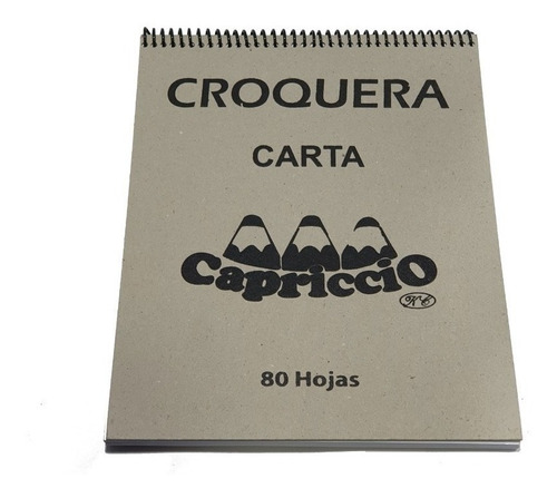 Croquera Tamaño Carta 80hjs Capriccio