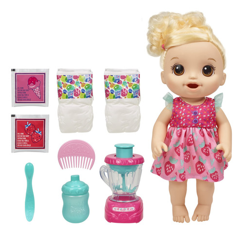 Set Muñeca Bebe Baby Alive Mezcladora Mágica