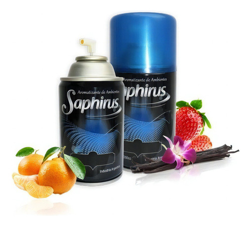 Pack De 3 Fragancias Saphirus Aerosol Repuestos Aromatizador