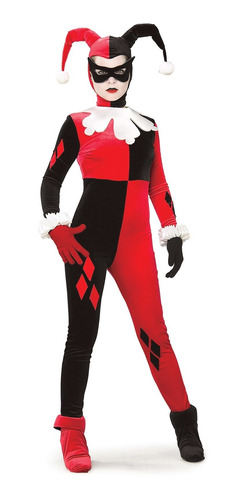 Disfraz De Harley Quinn-gotham Girls Dc Comics, Talla