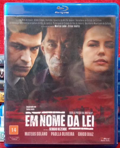 Blu-ray Em Nome Da Lei - Mateus Solano Paolla Oliveira (Usado)