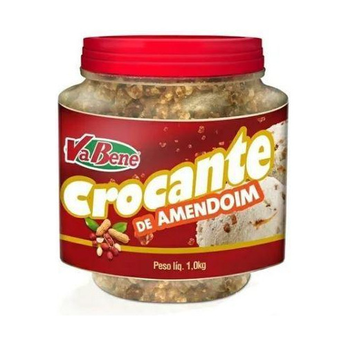 Kit 3 Potes Crocante De Amendoim Doce Vabene 1,05kg Cada