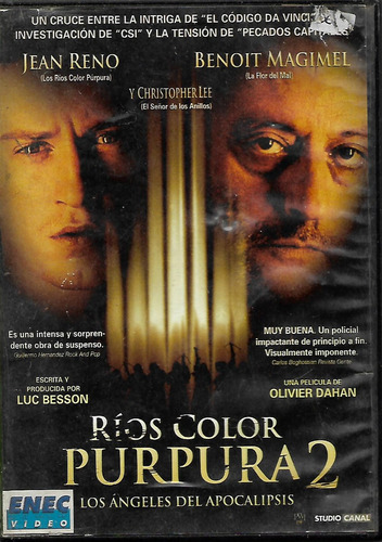 Dvd - Rios Color Purpura 2 - Con Jean Reno Y Benoit Magimel