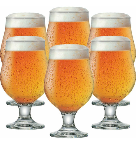 Taça De Cerveja Copo De Cerveja Jogo 380ml 6 Pcs