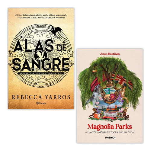 Pack Alas De Sangre Rebecca Yarros + Magnolia Parks