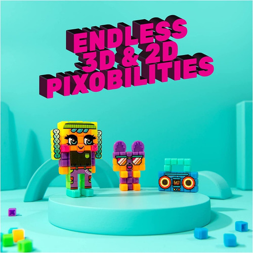Pixobitz Set De Juego De Cuentas Para Unir Con Agua (Usado)