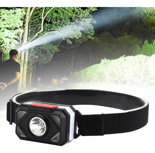 2 Linterna Frontal Led Usb Brillante, Linterna Frontal