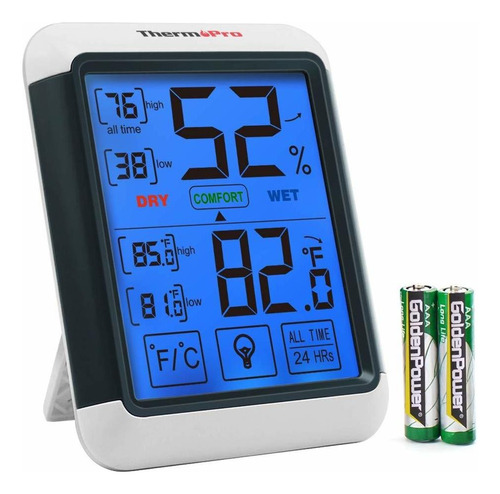 Higrómetro Digital Thermopro Tp55 Medidor De Humedad Pa