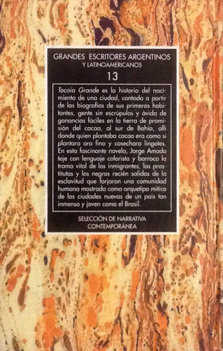 Tocaia Grande Su Cara Oscura - Jorge Amado (Usado)