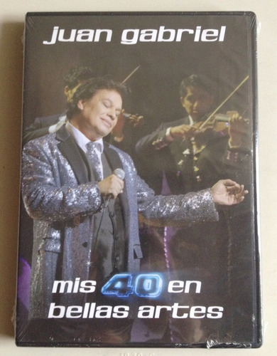 Juan Gabriel Mis 40 En Bellas Artes Dvd 