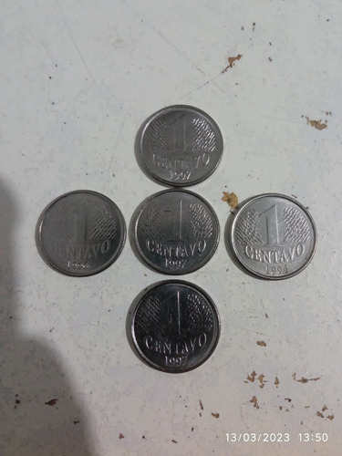 Coleção De 10 Moedas Raras De 1 Centavo (Usado)