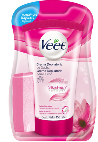 Crema Depilatoria Veet De Ducha Piel Normal 150ml