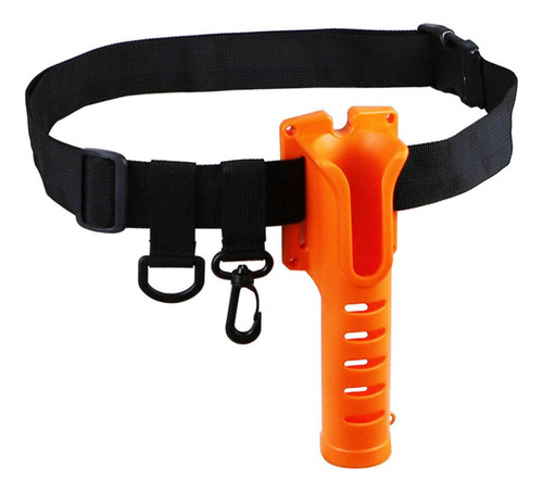 Soporte Para Caña De Pescar En La Cintura, Naranja
