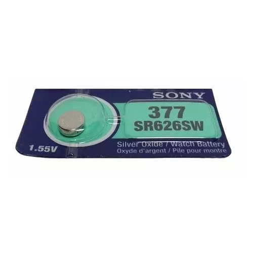 Pilas de boton Sony bateria original Oxido de Plata SR626SW blister 2X  Unidades