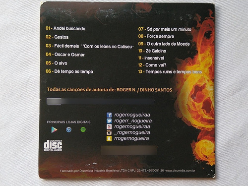 Cd Roger Nogueira - Andei Buscando (original) (Usado)