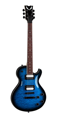 Guitarra Dean Thoroughbred X Quilt Maple Trans Blue Burst