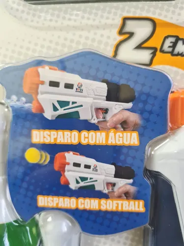 Pistola de Água e Bolas 2 em 1 - Entregas em 24 horas 