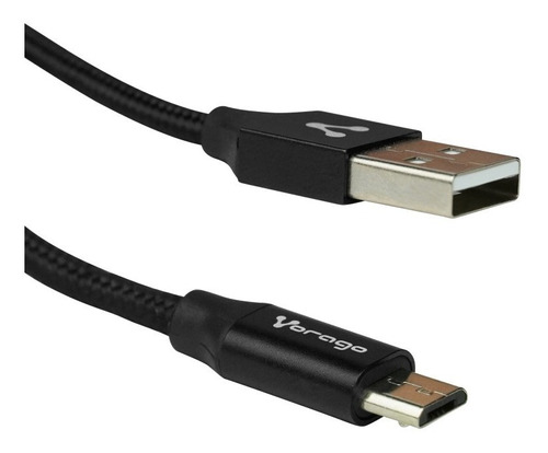 Cable Usb 2.0 A Micro Usb De 1m Negro Telefono Tableta V8