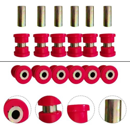 Red Lower Control Arm Bushing Kit For Honda Civic 1988-1 Uux