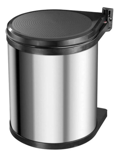 Bote De Basura Para Alacenas De Cocina Oculto Acero Inox 14l