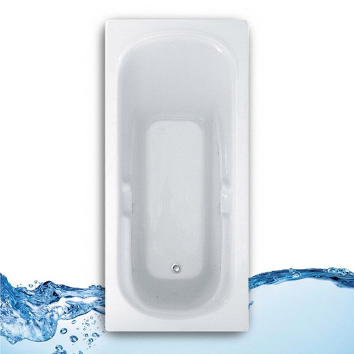 Bañera Baden Confort 160 X 70 - Fibra De Vidrio Blanco .-