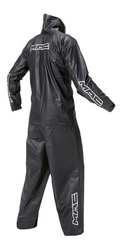 Imagen 2 de 4 de Traje De Lluvia Mac Blast Negro En Rolling Motors