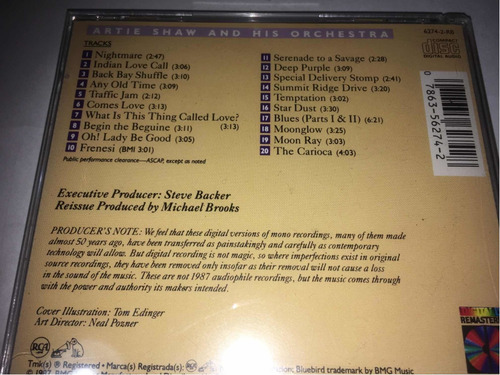 Artie Shaw - Begin The Beguine - Cd Nuevo Cerrado Importado
