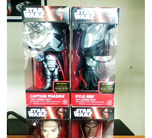 Funko Wobbler Star Wars Episodio 7 (rey, Kylo Ren, Phasma)